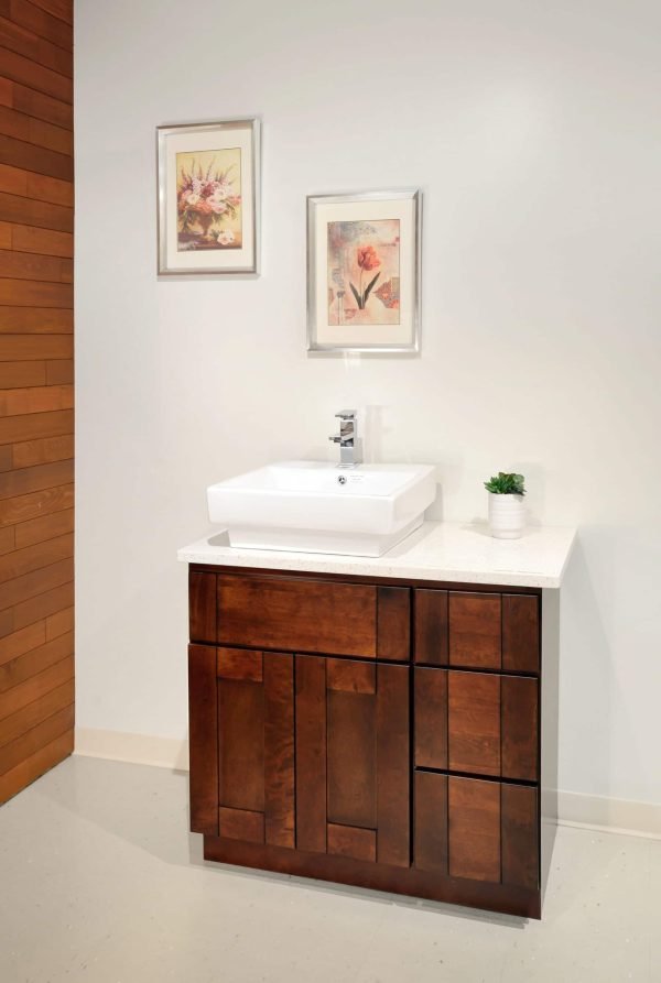 CHESTNUT – 36″ WITH DRAWERS
