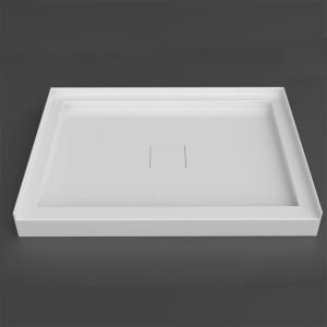 SQUARE DRAIN SINGLE THRESHOLD SHOWER BASE (SBSTSD)
