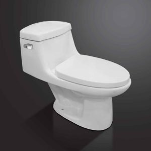 VA-8811-128WHT – Single Flush 1-Piece Toilet
