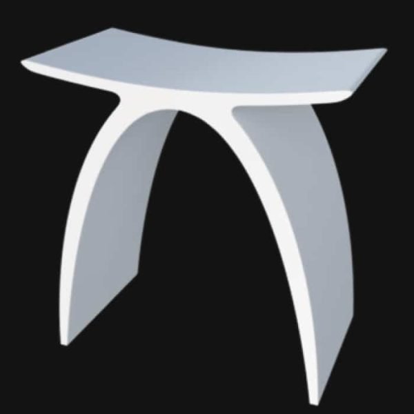 STONE RESIN STOOL – VA-4001 (BATHROOM) - Image 2