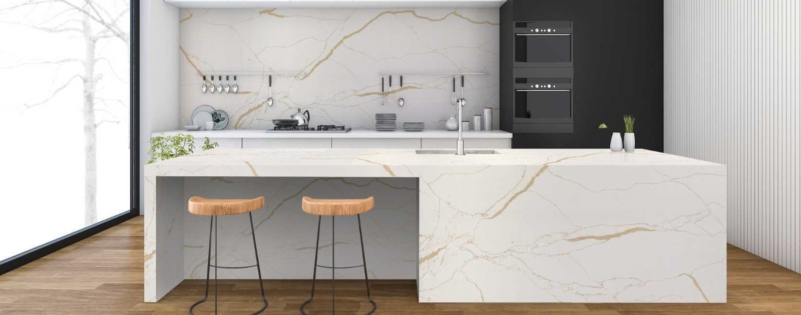 Explore These New Veined White Quartz Countertop Designs, 54% Off